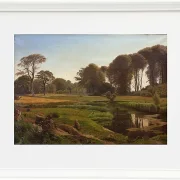 Vilhelm Kyhn – Ein Sommertag bei Fåborg 1869 | Giclée Kunstdruck gerahmt