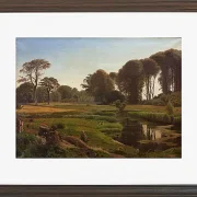 Vilhelm Kyhn – Ein Sommertag bei Fåborg 1869 | Giclée Kunstdruck gerahmt