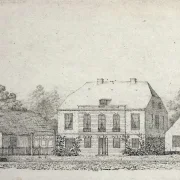 Vilhelm Kyhn | Eine Villa in der Frederiksberg Allee - 1903 | Gerahmter Kunstdruck | Goldenes Zeitalter Dänemark