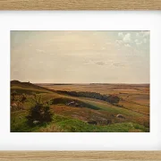 Vilhelm Kyhn – Erdrutsch bei Horsens 1858 | Giclée Kunstdruck gerahmt