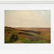 Vilhelm Kyhn – Erdrutsch bei Horsens 1858 | Giclée Kunstdruck gerahmt