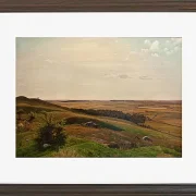 Vilhelm Kyhn – Erdrutsch bei Horsens 1858 | Giclée Kunstdruck gerahmt