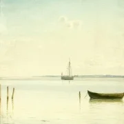 Vilhelm Kyhn | Vor dem Fjord - 1863 | Gerahmter Kunstdruck | Goldenes Zeitalter Dänemark