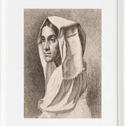 Vilhelm Kyhn – Italienisches Bauernmädchen 1850 | Giclée Kunstdruck gerahmt