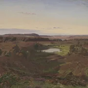 Vilhelm Kyhn – Landschaft im Norden Seelands 1849 | Giclée Kunstdruck gerahmt