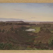 Vilhelm Kyhn – Landschaft im Norden Seelands 1849 | Giclée Kunstdruck gerahmt