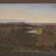 Vilhelm Kyhn – Landschaft im Norden Seelands 1849 | Giclée Kunstdruck gerahmt