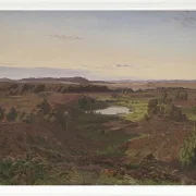 Vilhelm Kyhn – Landschaft im Norden Seelands 1849 | Giclée Kunstdruck gerahmt