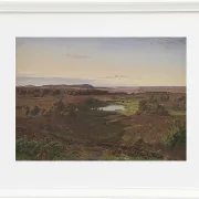 Vilhelm Kyhn – Landschaft im Norden Seelands 1849 | Giclée Kunstdruck gerahmt