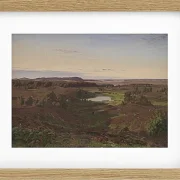 Vilhelm Kyhn – Landschaft im Norden Seelands 1849 | Giclée Kunstdruck gerahmt
