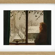 Vilhelm Kyhn – Tagträume 1858 | Giclée Kunstdruck gerahmt