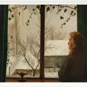 Vilhelm Kyhn – Tagträume 1858 | Giclée Kunstdruck gerahmt