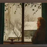 Vilhelm Kyhn – Tagträume 1858 | Giclée Kunstdruck gerahmt