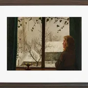 Vilhelm Kyhn – Tagträume 1858 | Giclée Kunstdruck gerahmt