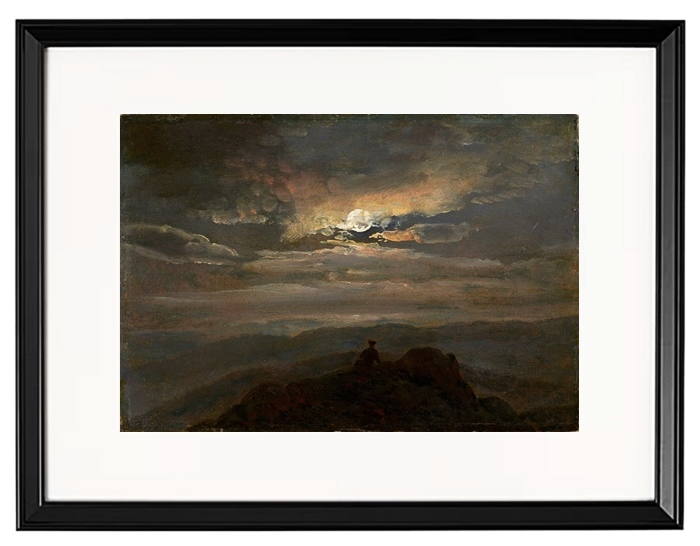 Wanderer auf einem Berggipfel – 1823