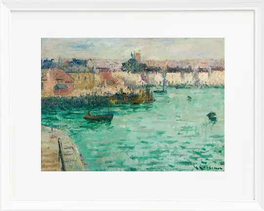 Vor dem Hafen von Dieppe – 1928