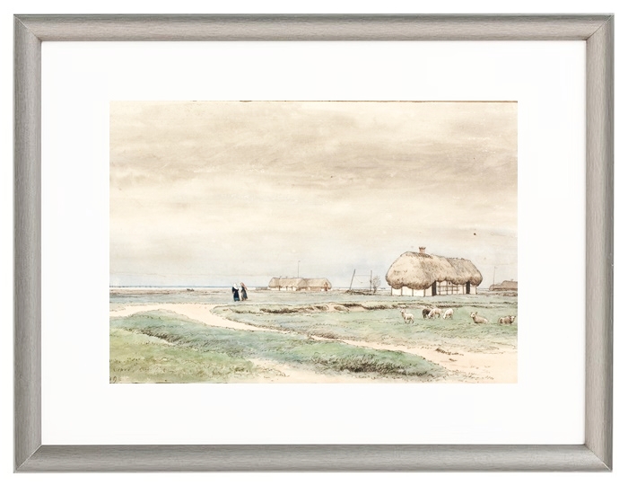 Blick von der Farm des Konsuls Axelsen auf Rheden – 1848