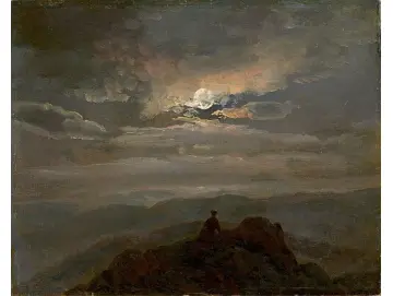 Wanderer auf einem Berggipfel - 1823