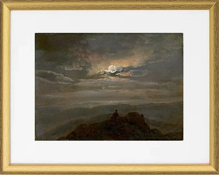 Wanderer auf einem Berggipfel - 1823