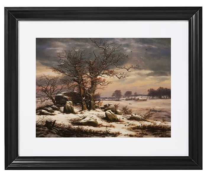 Winterlandschaft bei Vordingborg - 1827