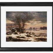 Winterlandschaft bei Vordingborg - 1827