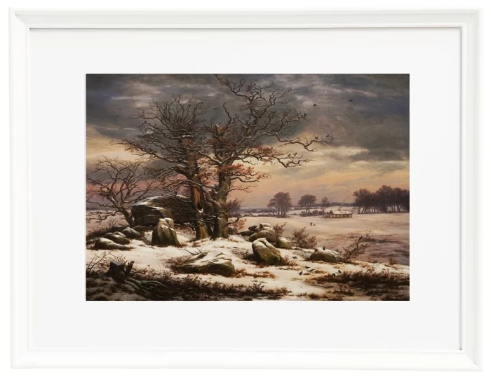 Winterlandschaft bei Vordingborg - 1827