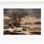 Winterlandschaft bei Vordingborg - 1827