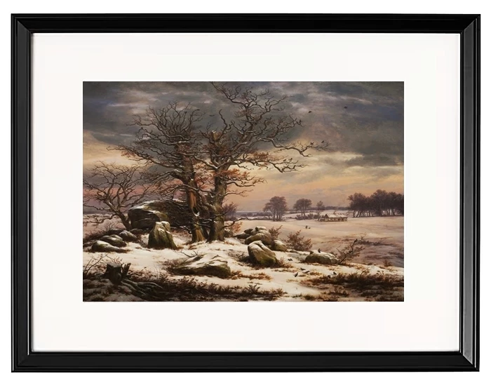 Winterlandschaft bei Vordingborg - 1827