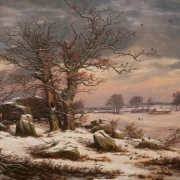 Winterlandschaft bei Vordingborg - 1827