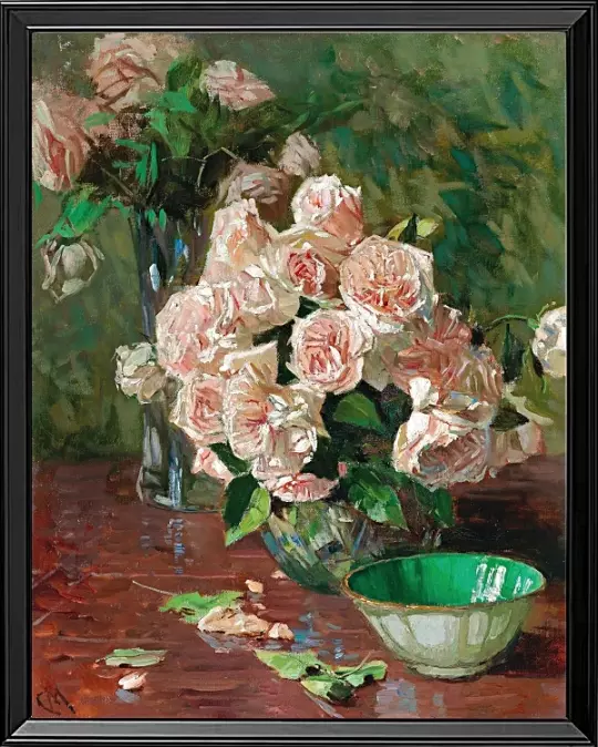 Weiße Rosen II - 1925