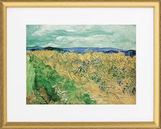 Weizenfeld mit Kornblumen - 1890