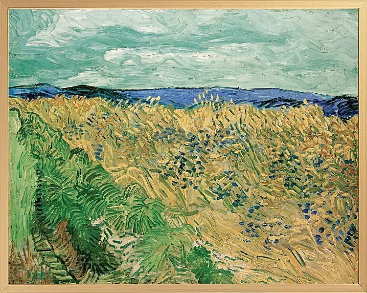 Weizenfeld mit Kornblumen - 1890