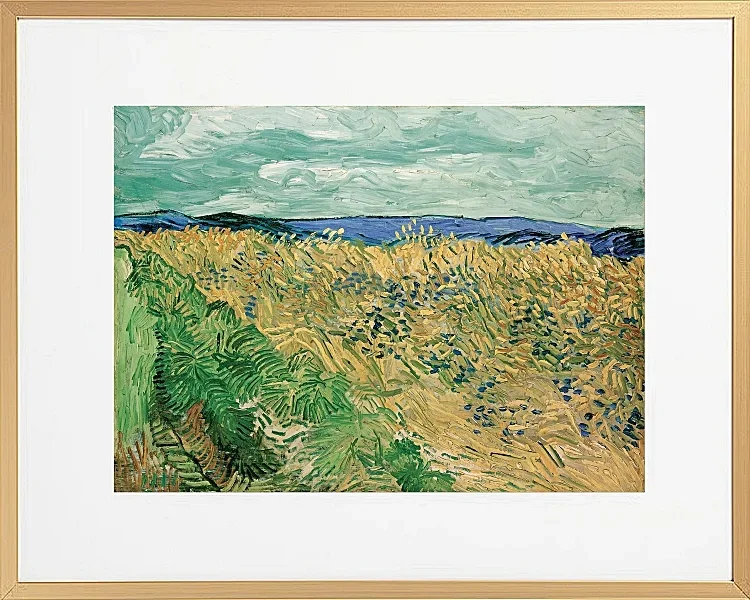 Weizenfeld mit Kornblumen - 1890