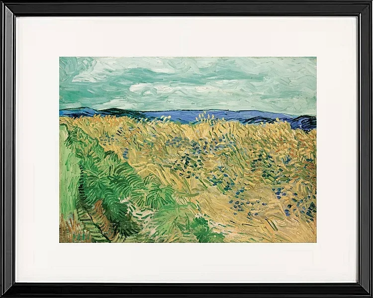 Weizenfeld mit Kornblumen - 1890