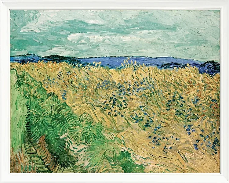 Weizenfeld mit Kornblumen - 1890