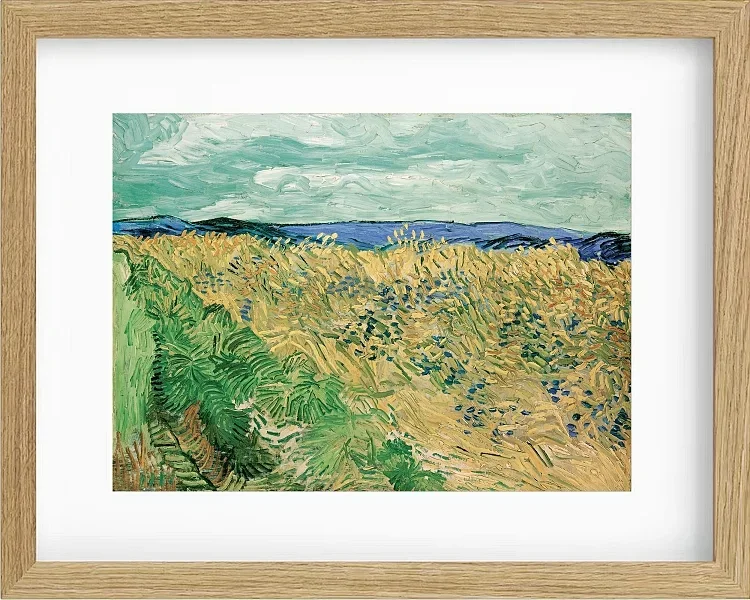 Weizenfeld mit Kornblumen - 1890