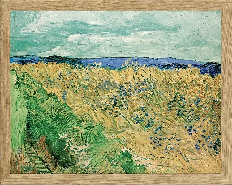 Weizenfeld mit Kornblumen - 1890