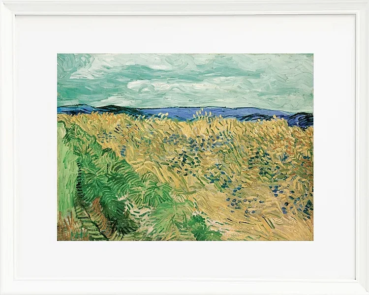 Weizenfeld mit Kornblumen - 1890
