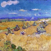 Hvedemarker med høster, Auvers - 1887