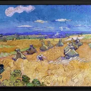 Hvedemarker med høster, Auvers - 1887