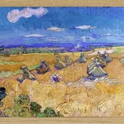 Hvedemarker med høster, Auvers - 1887