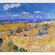 Hvedemarker med høster, Auvers - 1887