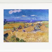 Hvedemarker med høster, Auvers - 1887
