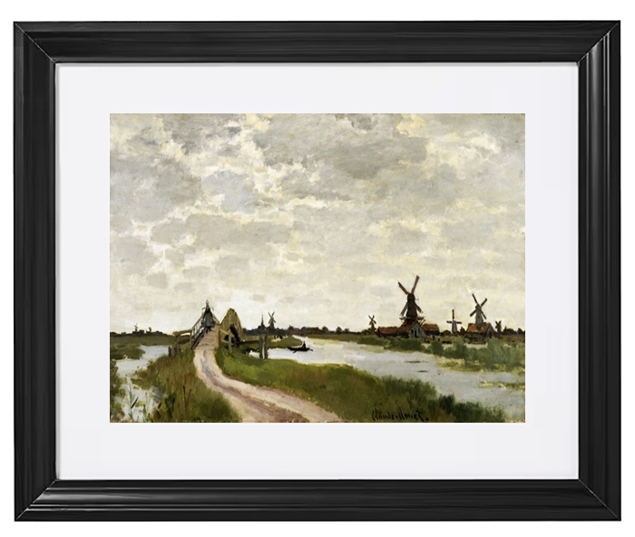 Windmühlen bei Zaandam - 1871