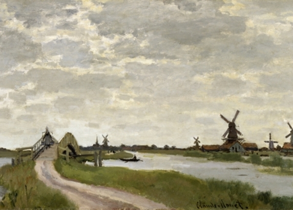 Windmühlen bei Zaandam - 1871