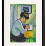 Schreibende Frau - 1910