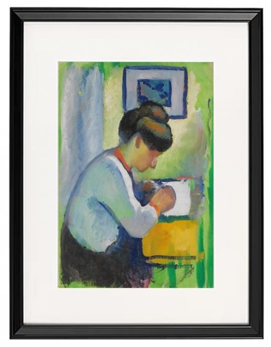 Schreibende Frau - 1910