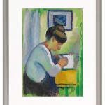 Schreibende Frau - 1910