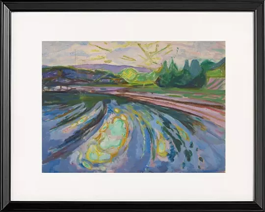 Wellen gegen die Küste – 1911