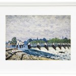 Molesey Weir, Hampton Court - 1874